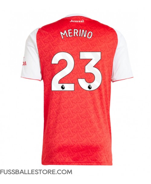 Günstige Arsenal Mikel Merino #23 Heimtrikot 2025-26 Kurzarm Günstige Arsenal Mikel Merino #23 Heimtrikot 2025-26 Kurzarm